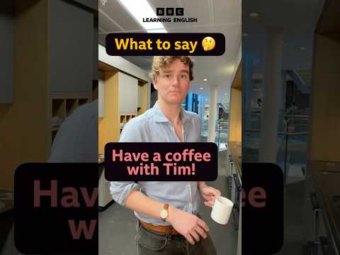 Thumbnail for English conversation β have a coffee with Tim βοΈ #shorts by BBC Learning English