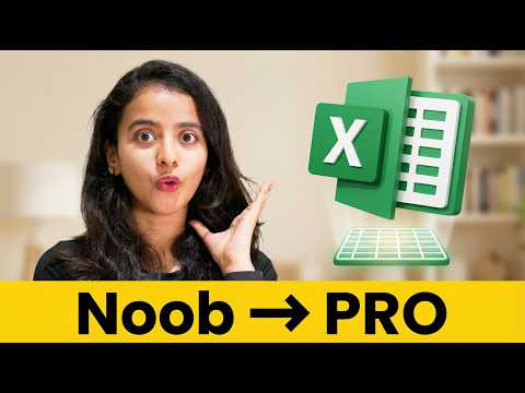 Thumbnail for Free Excel Masterclass: AI Won’t Replace These Skills by Nandini Agrawal