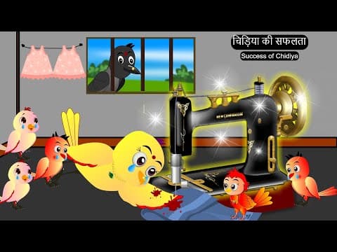 Thumbnail for हिंदी कार्टून | Chidiya Success Cartoon | Tuni Chidiya Kahani | Chidiya Kauwa Kahani |Chidiya Ghosla by Tuni Kauwa Stories-Tv