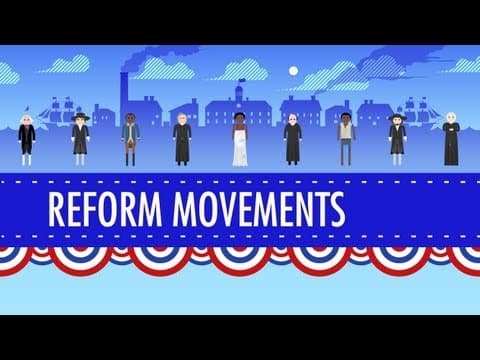 Thumbnail for 19th Century Reforms: Crash Course US History #15 by CrashCourse