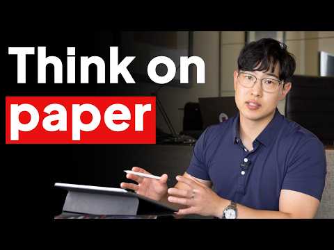 Thumbnail for The top 1% Think on Paper. Here’s How To Do It. by Justin Sung