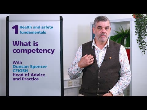 Thumbnail for Episode 1: What is competency by IOSH