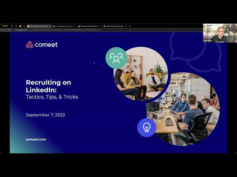 Thumbnail for Recruiting on LinkedIn: Tactics, Tips, & Tricks from the Experts by Comeet