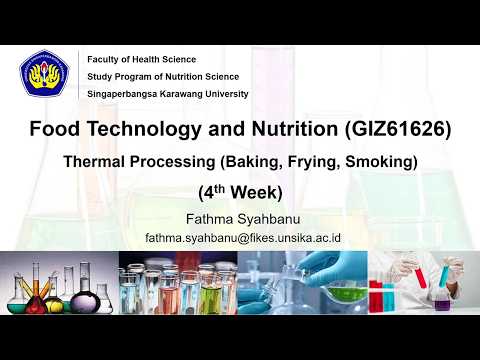 Thumbnail for Teknologi Pangan dan Gizi I PROSES TERMAL I BAKING DAN ROASTING PART 1 by Fathma Syahbanu