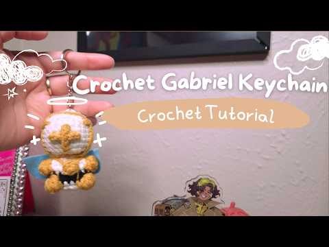 Thumbnail for How to Crochet Gabriel Keychain ♡ | Crochet Tutorial by TanuCrochet