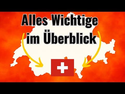 Thumbnail for Die Schweiz im Überblick - Geografie, Geschichte, Bevölkerung und Wirtschaft by Karten Kosmos