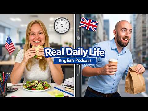 Thumbnail for S1 E3: How to Talk About Taking My Lunch Break from Work in English: Key Phrases & Vocabulary by High Level Listening Advanced English Podcast