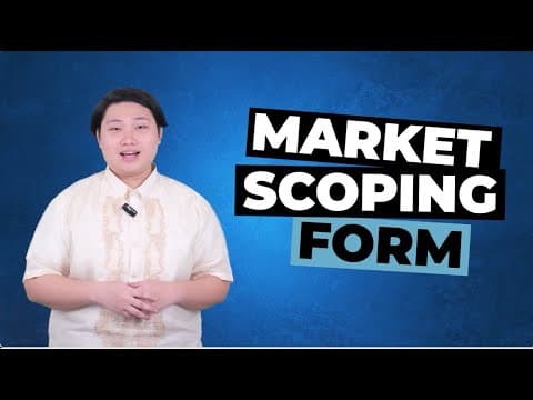 Thumbnail for Procurement 101: Market Scoping Form by GovernmentProcurementPH