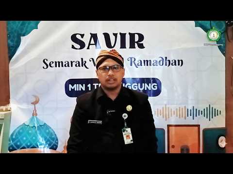 Thumbnail for SAVIR RAMADHAN DAY 8 - Bp. M. Zaenatul Chakim by MIN 1 Temanggung