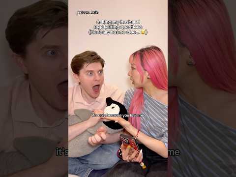 Thumbnail for His brain was broken at the end 😂 #husband #yinrunandluke #ragebaitquestions #couplechallenge #love by Yinrun's World
