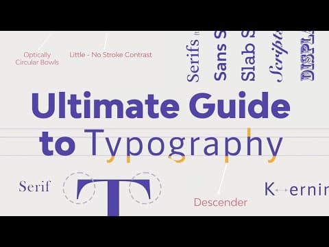 Thumbnail for The Ultimate Guide to Typography | FREE COURSE by Envato Tuts+