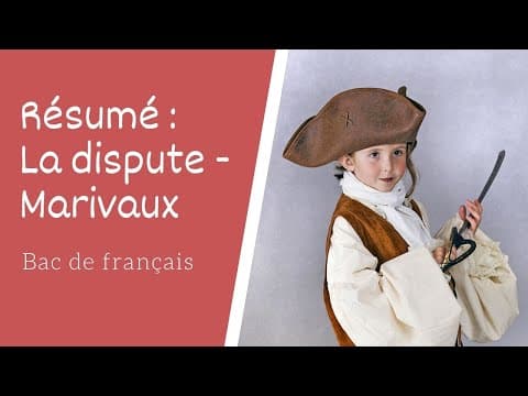 Thumbnail for Résumé de La dispute de Marivaux by Gloria Lauzanne Cours de français