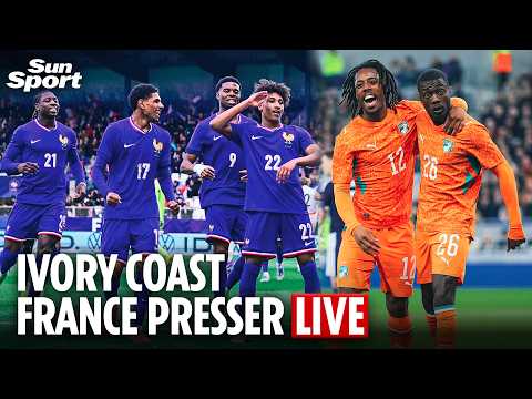 Thumbnail for LIVE: France and Ivory Coast managers speak after World Cup warm-up in Nantes by The Sun Sport